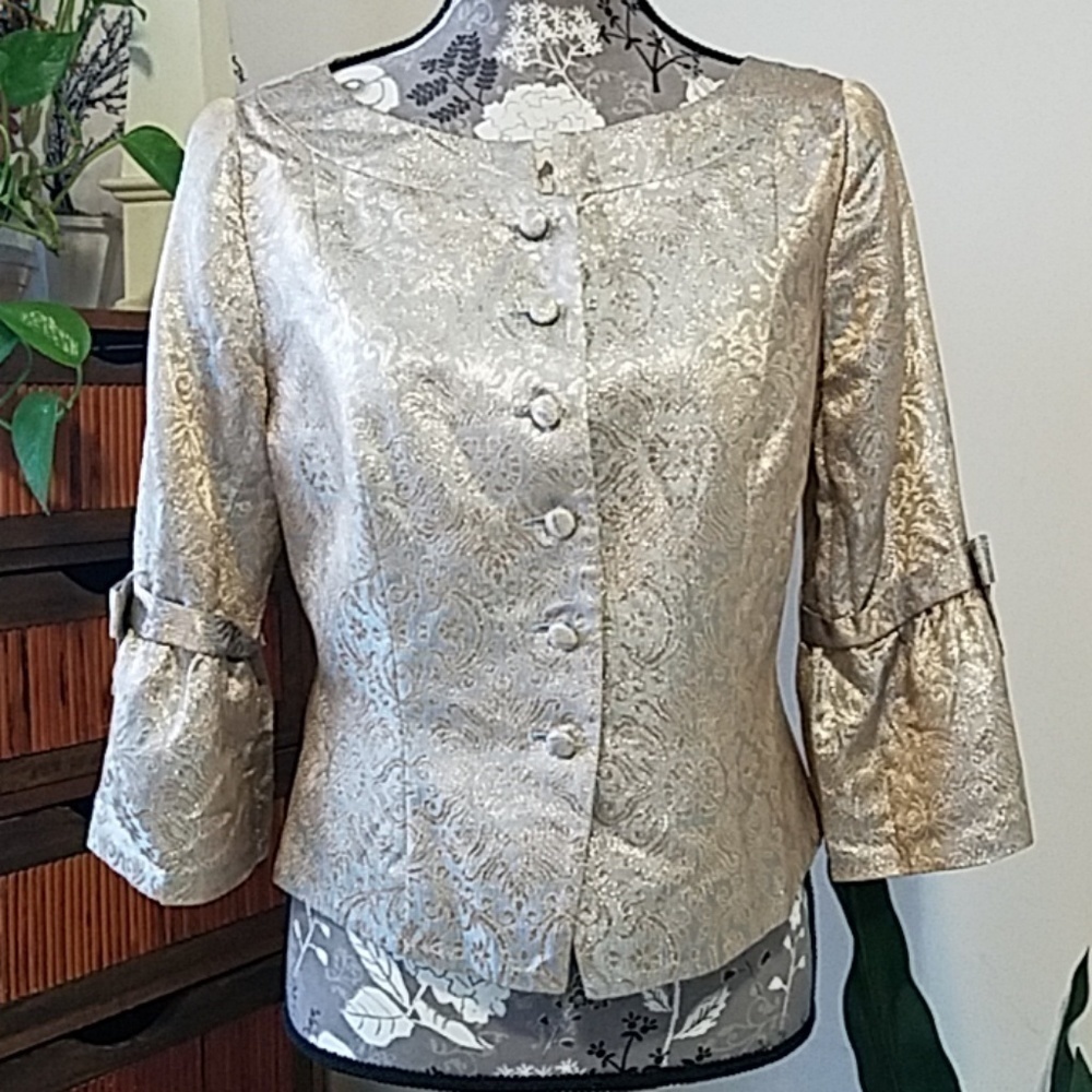 Donna Morgan 3/4 bell‎ sleeve dress jacket Sz. 6